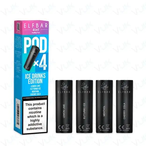 Elf Bar 4-in-1 Multi Flavour Prefilled Pods