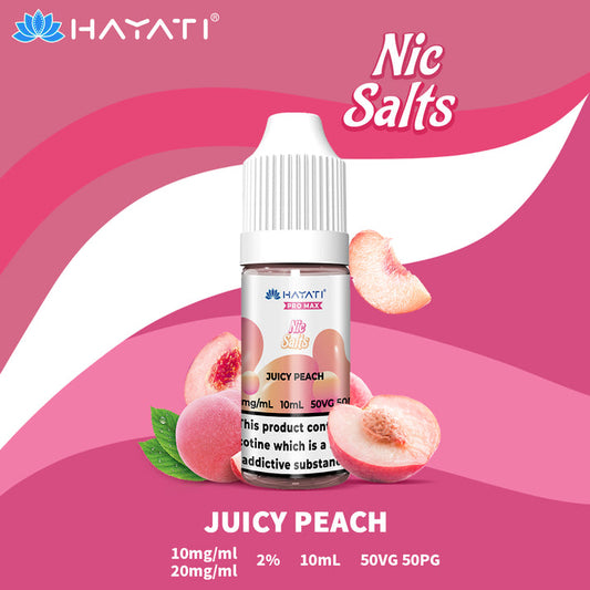 Juicy Peach Hayati Pro Max Nic Salt