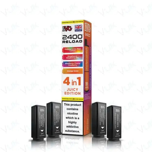 IVG 2400 Multi Flavour Edition Prefilled Pods