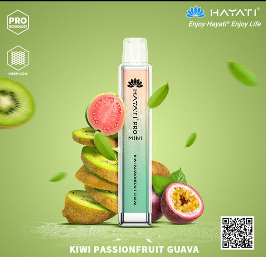 Kiwi Passionfruit Cuava Hayati Pro Mini Disposable Vape