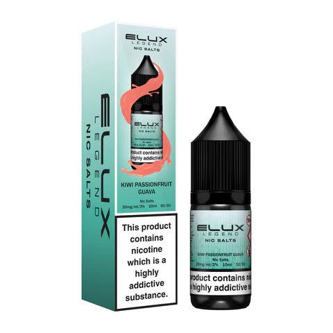 Kiwi Passionfruit Guava Nic Salt E-Liquid By Elux Legend