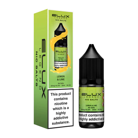 Lemon & Lime Nic Salt E-Liquid By Elux Legend