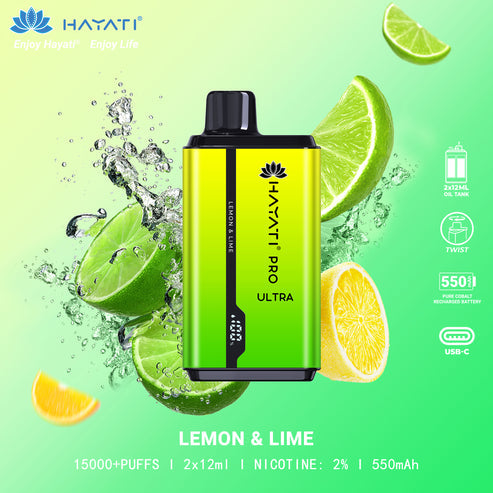 Lemon & Lime Hayati Pro Ultra 15000 Disposable Vape