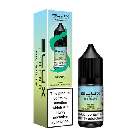 Menthol Salts Nic Salt E-Liquid By Elux Legend
