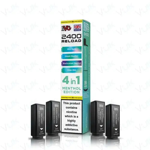 IVG 2400 Multi Flavour Edition Prefilled Pods