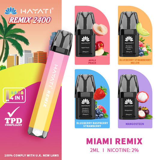 Miami Hayati Remix 2400 4in1 Pod Kit