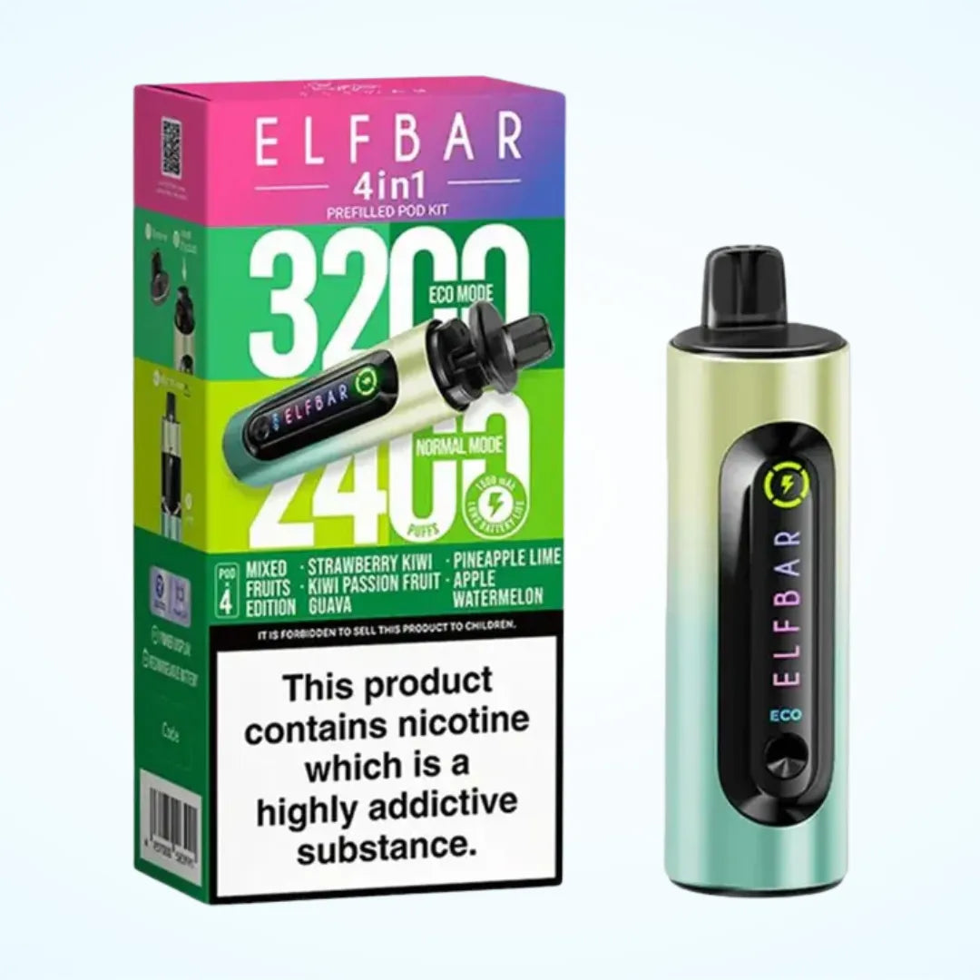 Elf Bar 4-in-1 3200 Puffs Prefilled Pod Kit