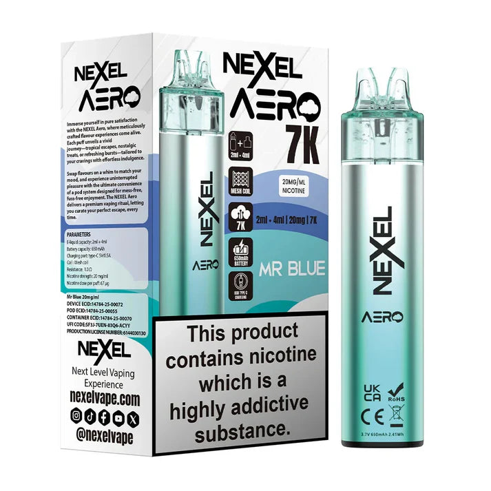 Nexel Aero 7K Prefilled Pod Kit