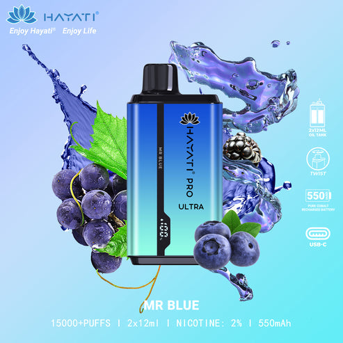 Mr Blue Hayati Pro Ultra 15000 Disposable Vape