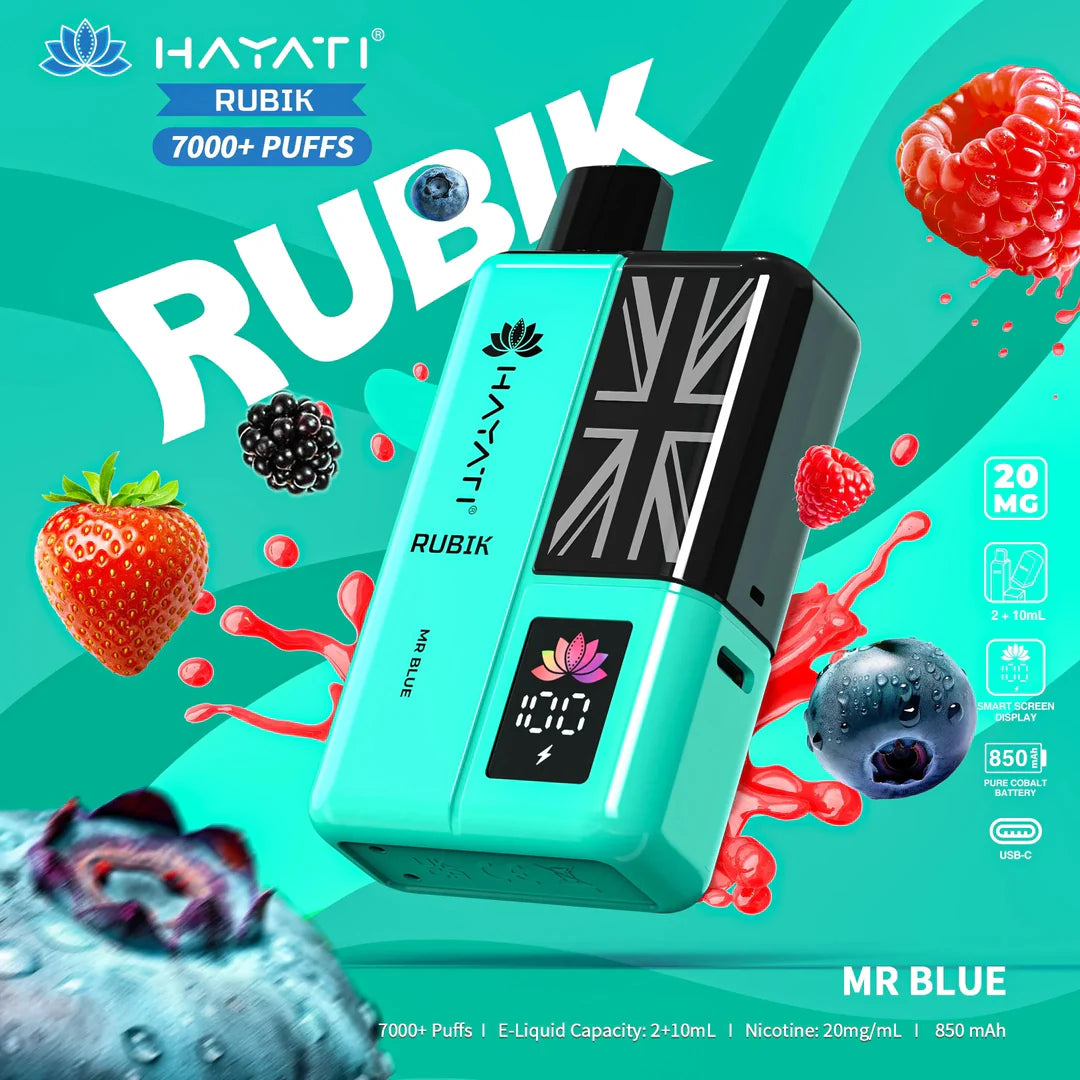 Hayati Rubik 7000 Puffs Vape