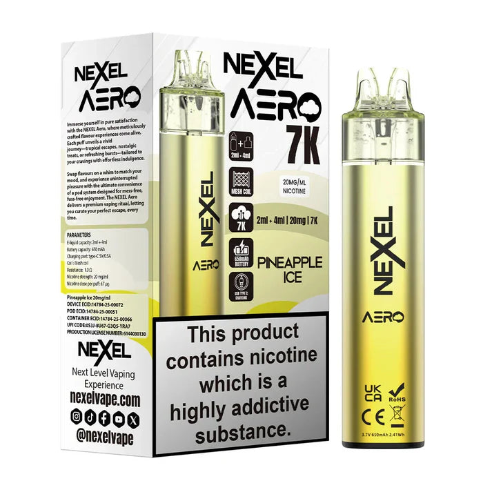 Nexel Aero 7K Prefilled Pod Kit