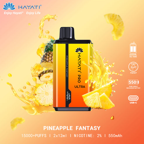 Pineapple Fantasy Hayati Pro Ultra 15000 Disposable Vape