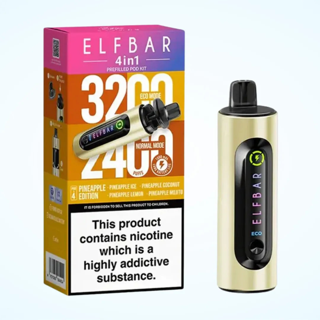 Elf Bar 4-in-1 3200 Puffs Prefilled Pod Kit
