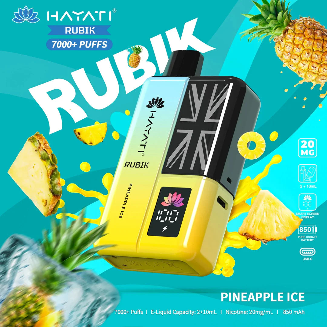 Hayati Rubik 7000 Puffs Vape