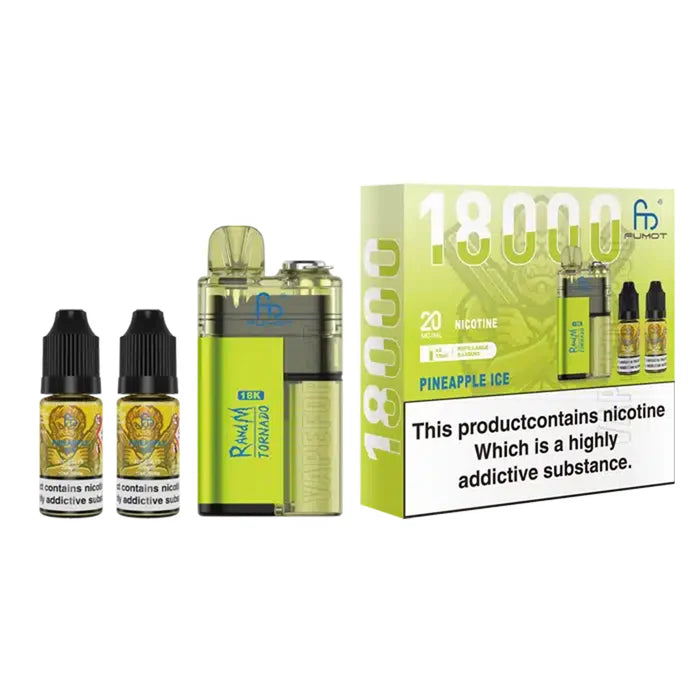 Fumot RandM Tornado 18K Prefilled Kit