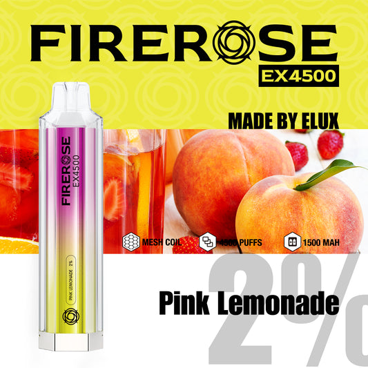 Pink Lemonade Elux FireRose EX4500 Disposable Vape