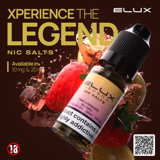 Pink Lemonade Nic Salt E-Liquid By Elux Legend