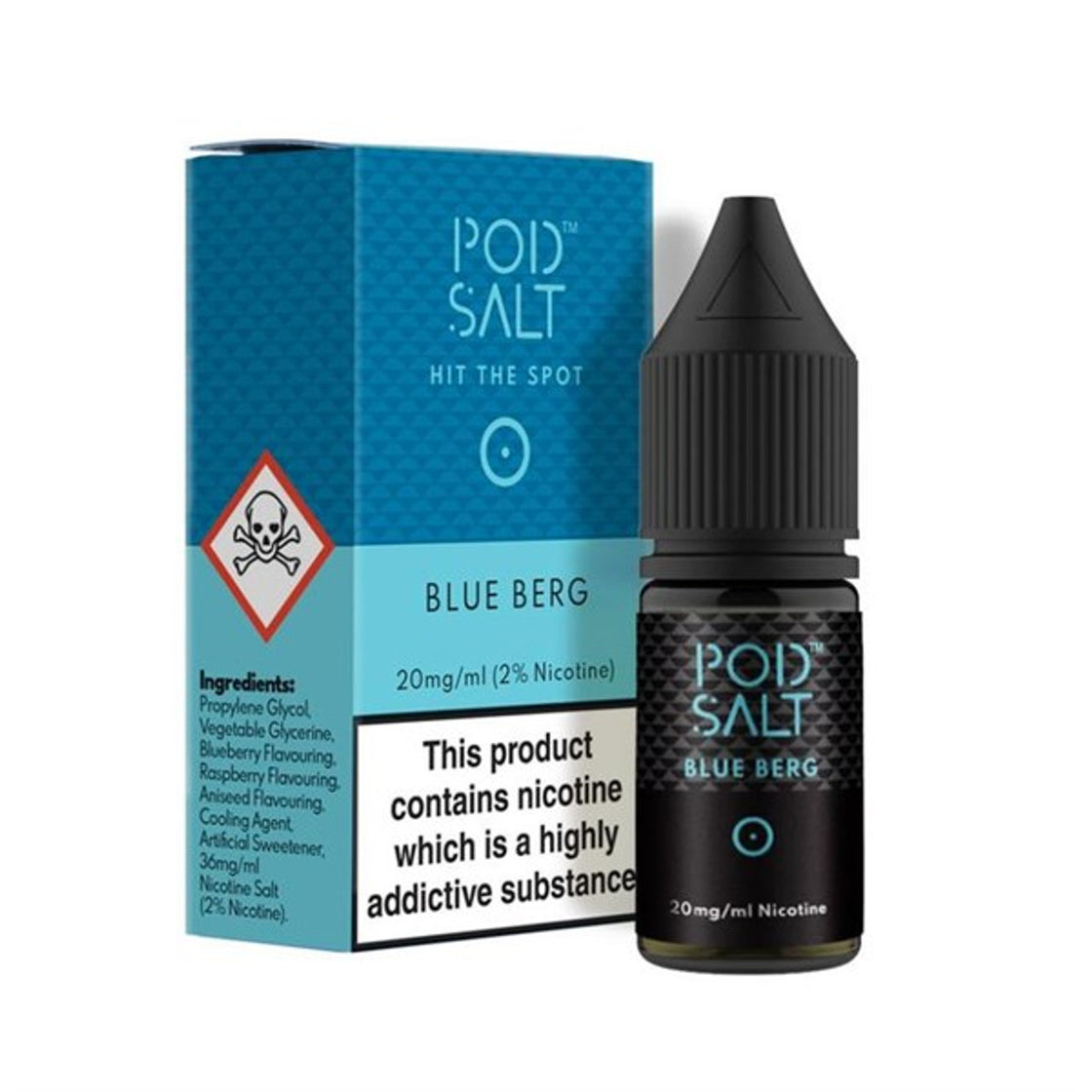 Blue Berg 20mg Nic Salt E-Liquid By Pod Salt