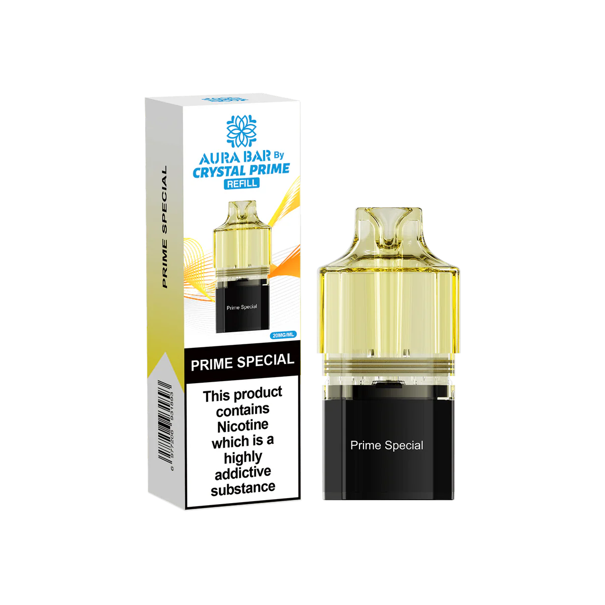 Crystal Prime Aura Bar 10k Replacement Pods