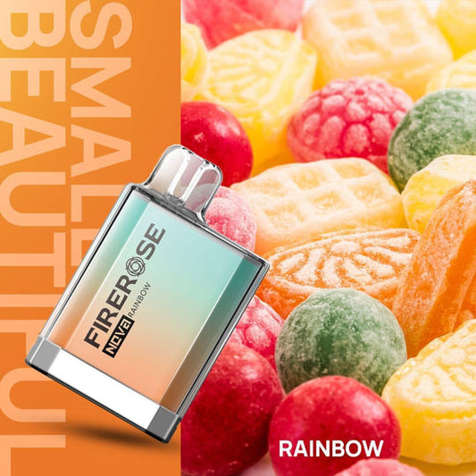 Rainbow Firerose Nova Disposable Vape