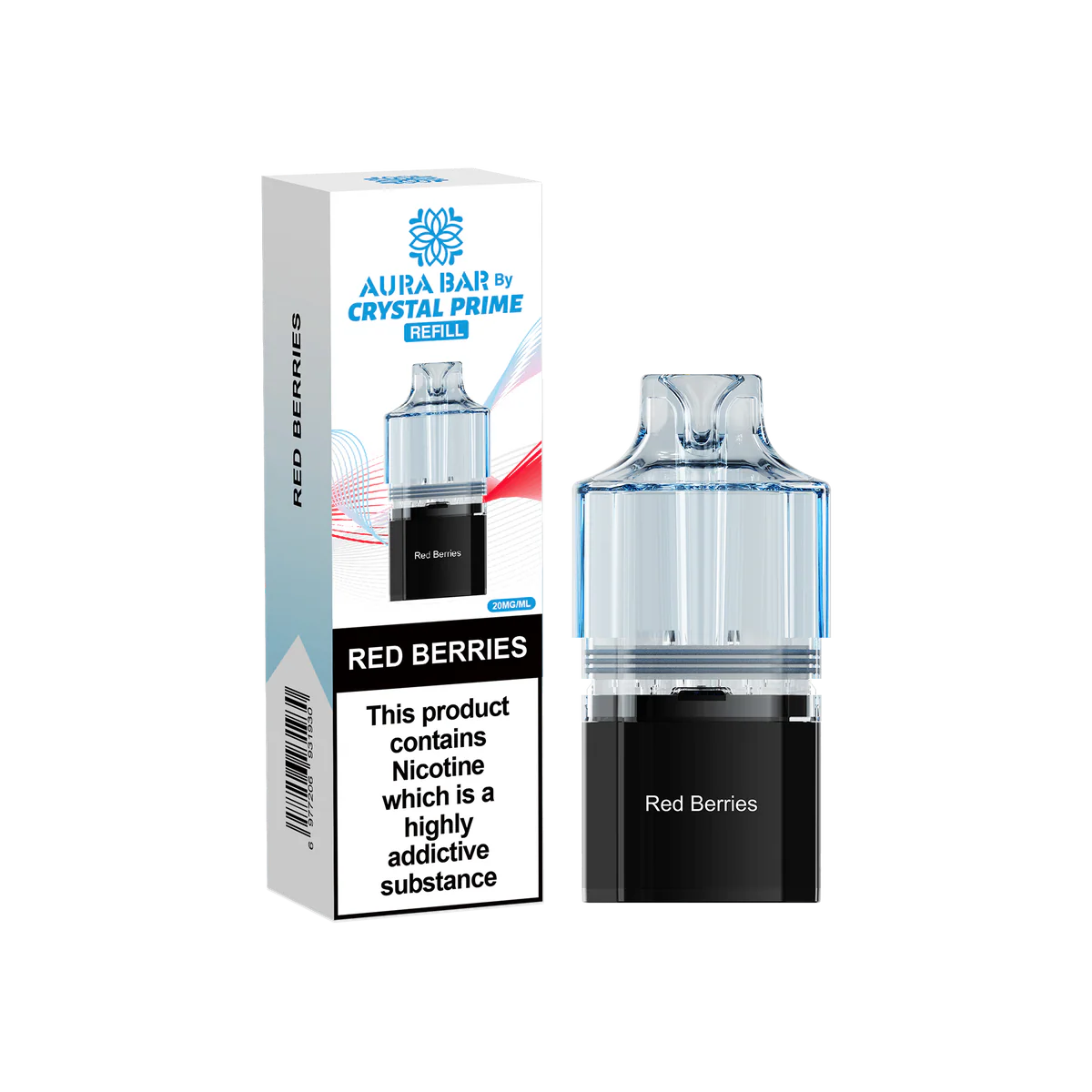 Crystal Prime Aura Bar 10k Replacement Pods