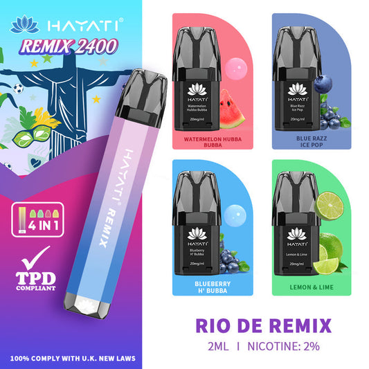 Rio DE Hayati Remix 2400 4in1 Pod Kit
