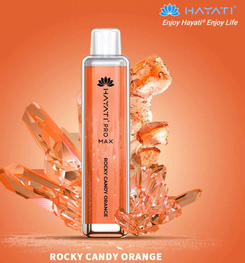 Rocky Candy Orange Hayati Pro Max Disposable Vape