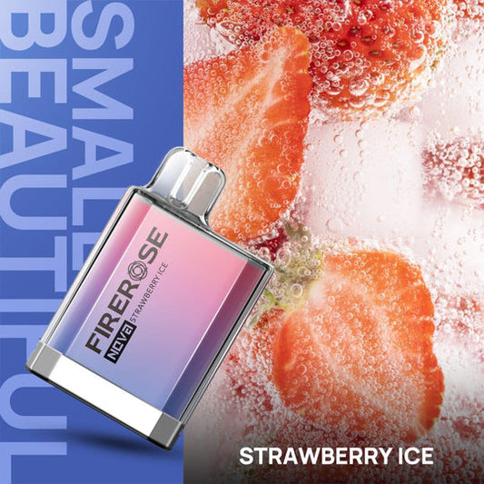 Strawberry Ice Firerose Nova Disposable Vape