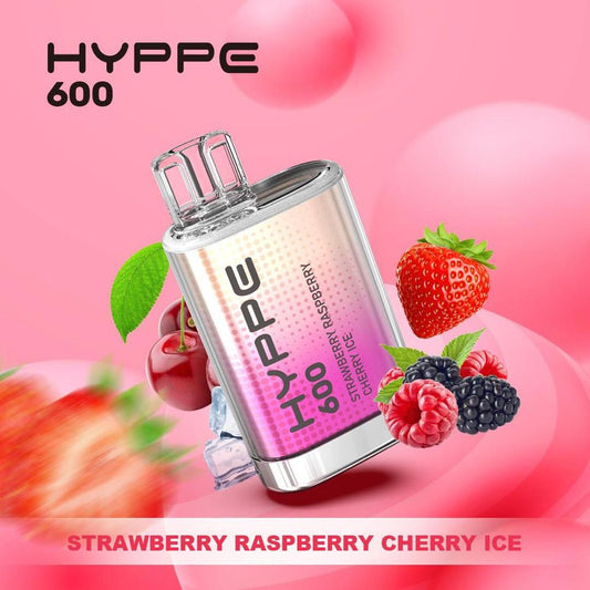 Strawberry Raspberry Cherry Ice Hyppe Disposable Vape