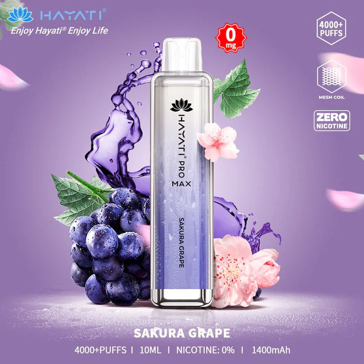 Hayati Pro Max 4000 Puffs 0% Nicotine