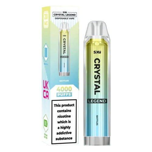 Crystal Legend 4000 Puffs Disposable Vape Box Of 10 At £50