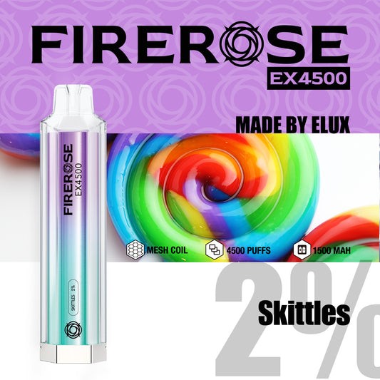 Skittles Elux FireRose EX4500 Disposable Vape