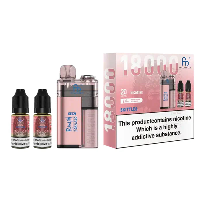 Fumot RandM Tornado 18K Prefilled Kit