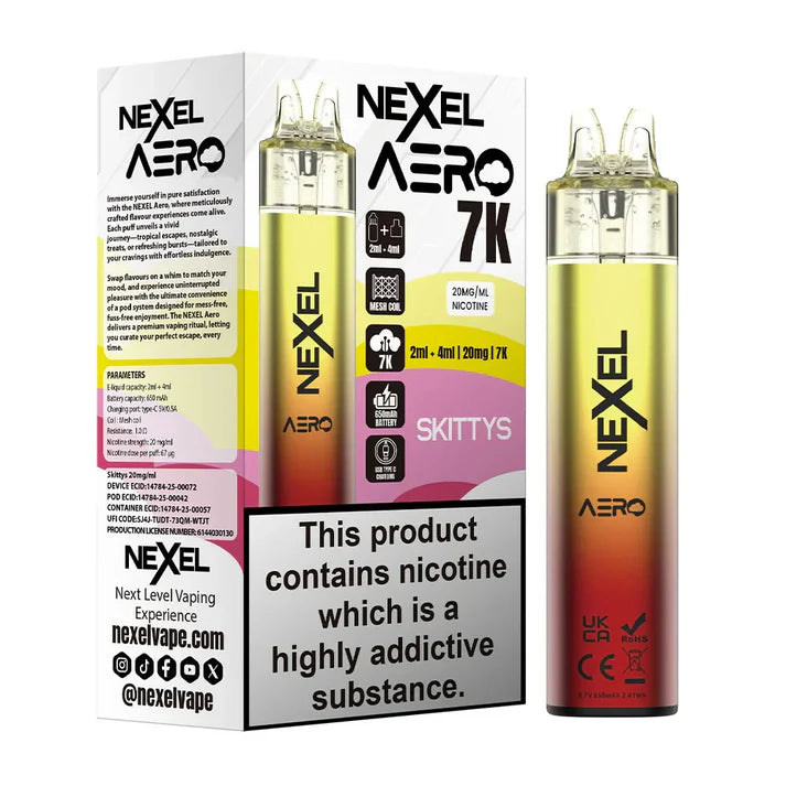 Nexel Aero 7K Prefilled Pod Kit