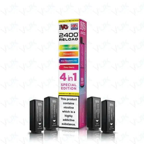 IVG 2400 Multi Flavour Edition Prefilled Pods