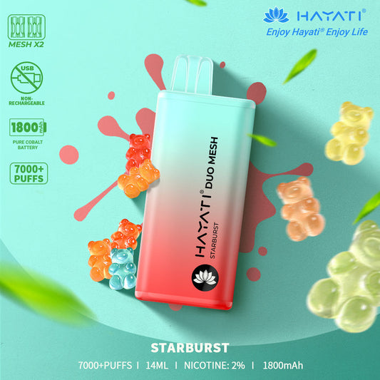 Starburst Hayati Duo Mesh 7000 Disposable Vape