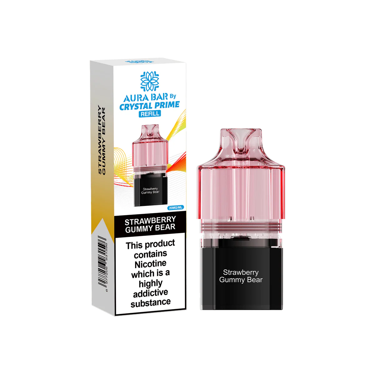 Crystal Prime Aura Bar 10k Replacement Pods