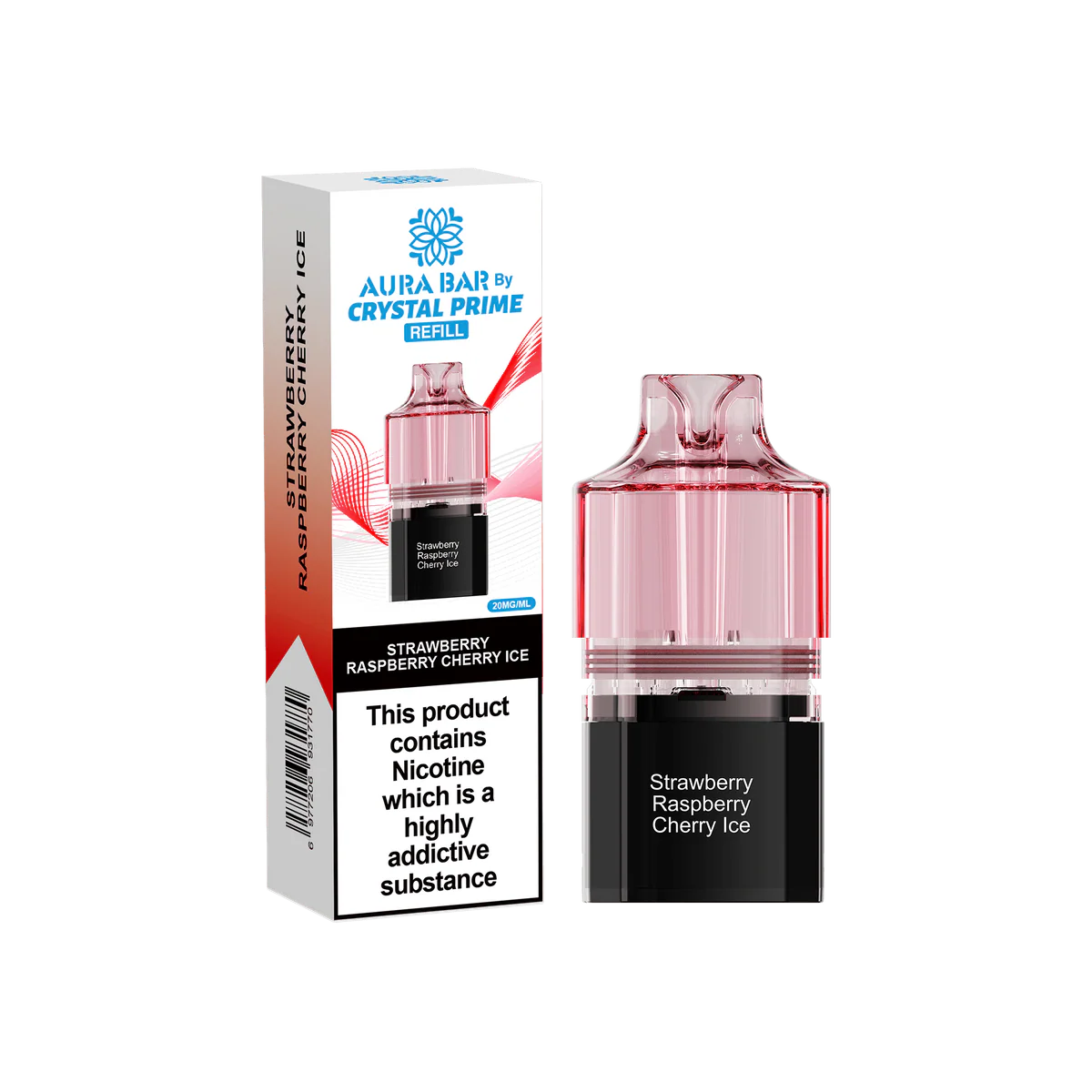 Crystal Prime Aura Bar 10k Replacement Pods