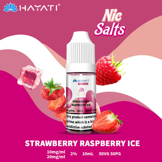 Strawberry Raspberry Ice Hayati Pro Max Nic Salt