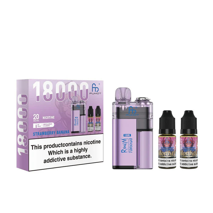 Fumot RandM Tornado 18K Prefilled Kit