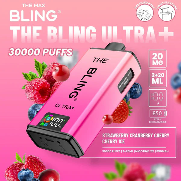 The Bling Ultra Plus 30K Prefilled Vape Pod Kit