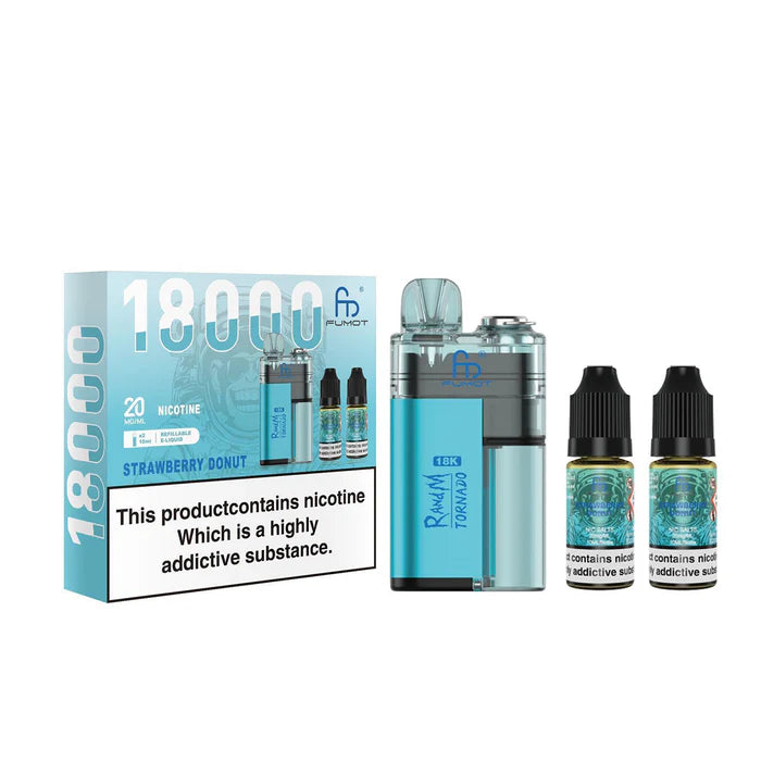 Fumot RandM Tornado 18K Prefilled Kit