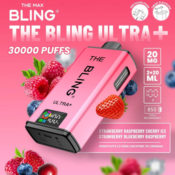 The Bling Ultra Plus 30K Prefilled Vape Pod Kit