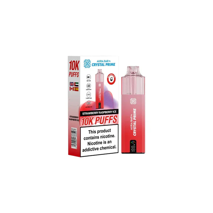 Crystal Prime 10000 Puffs ( AURA BAR )