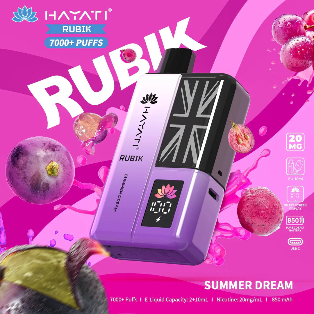 Hayati Rubik 7000 Puffs Vape