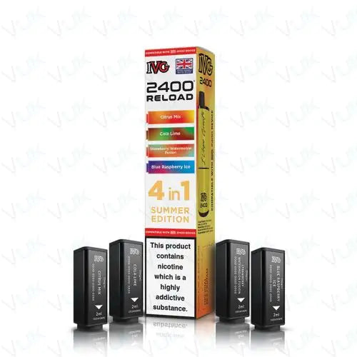 IVG 2400 Multi Flavour Edition Prefilled Pods