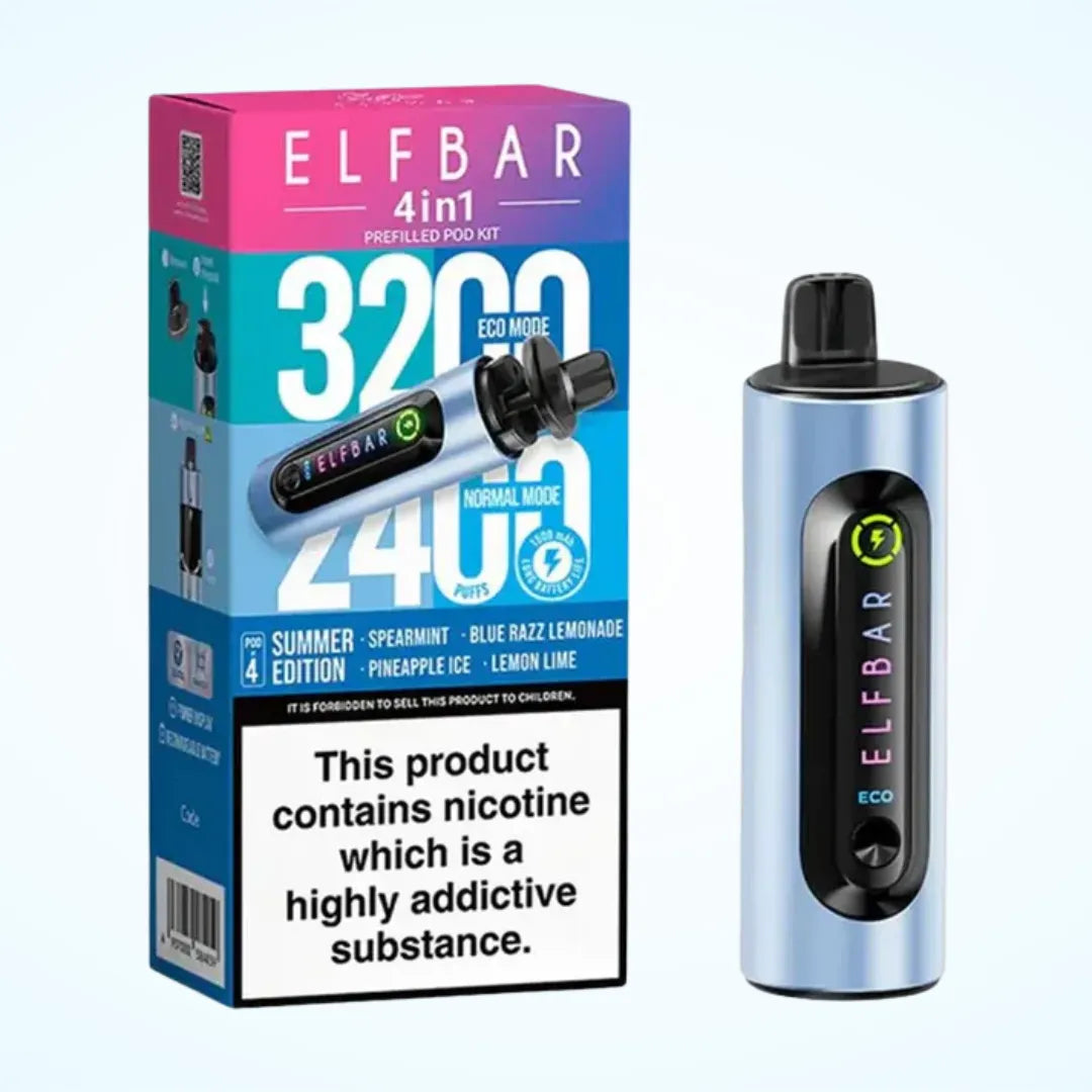 Elf Bar 4-in-1 3200 Puffs Prefilled Pod Kit