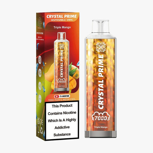 Triple Mango 3d Crystal Prime 7000 Disposable Vape