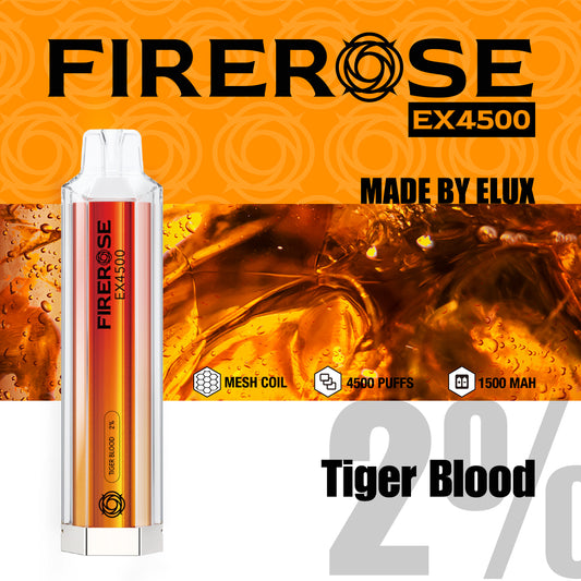 Tiger Blood Elux FireRose EX4500 Disposable Vape