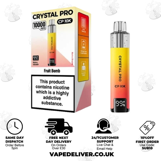 Crystal Pro CP 10K Prefilled Pod Kit